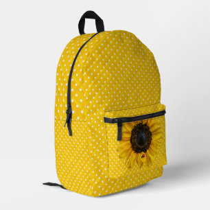 Mochila Impresa Ladybug En Sunflower