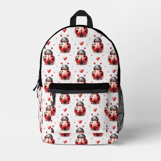 Mochila Impresa Ladybug Love (Anverso)