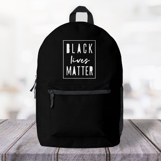 Mochila Impresa Las vidas negras importan | BLM Igualdad de Raza M (Subido por el creador)