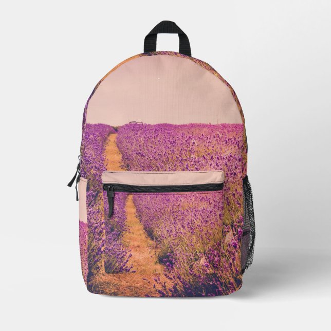 Mochila Impresa Lavander (Anverso)