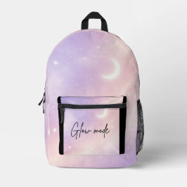 Mochila Impresa Lavender mist and blush aura AI Print Cut Sew Bag