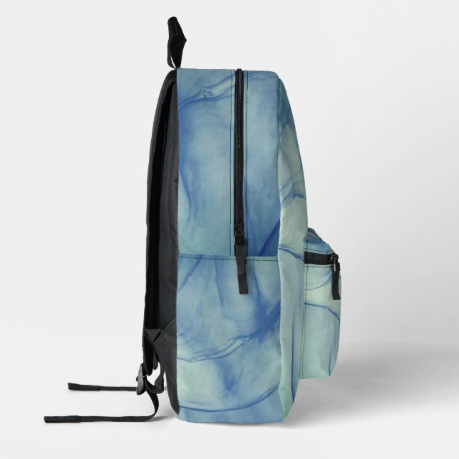 Mochila Impresa Layered Aqua (Izquierda)
