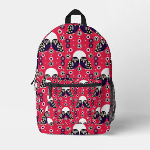 Mochila Impresa Lechuza de Arte Popular