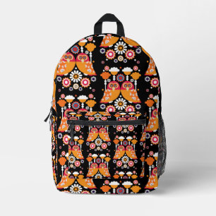 Mochila Impresa Lechuza de Arte Popular