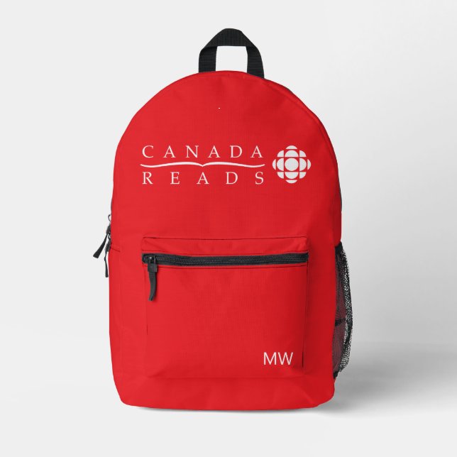 Mochila Impresa Lecturas de CBC Canada (Anverso)