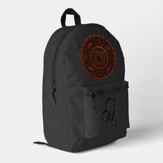 Mochila Impresa Leo Mandala (Esquina izquierda trasera)