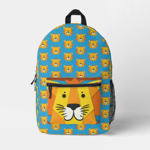 Mochila Impresa León Brillante Colorido Alegre