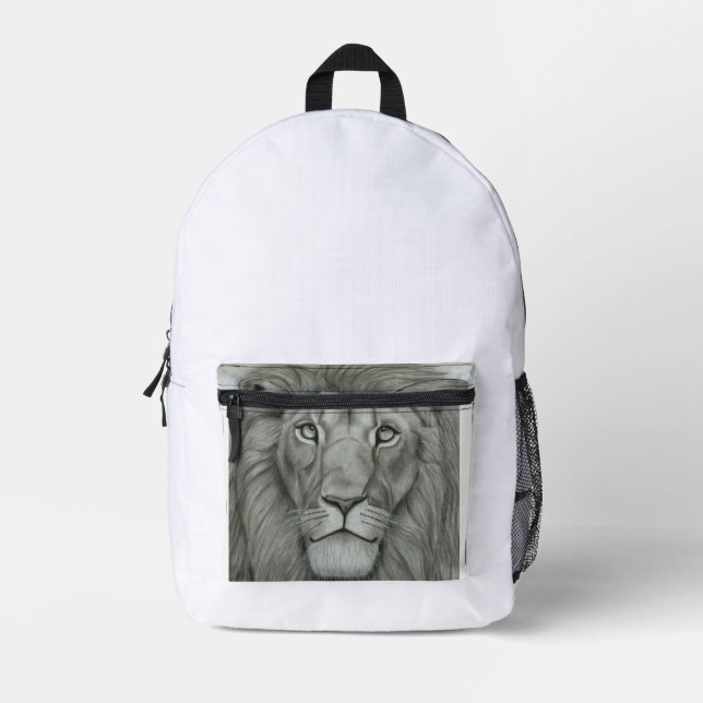 Mochila Impresa León Majestuoso (Anverso)
