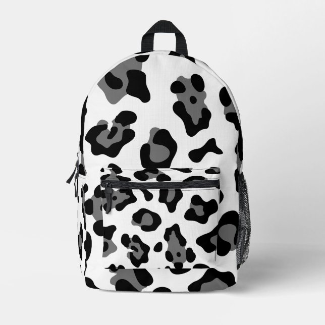 Mochila Impresa leopardo de las nieves (Anverso)