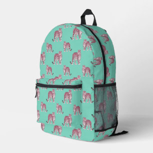 Mochila Impresa Leopardo rosa