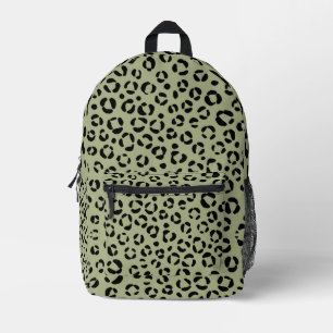 Mochila Impresa Leopardo sage