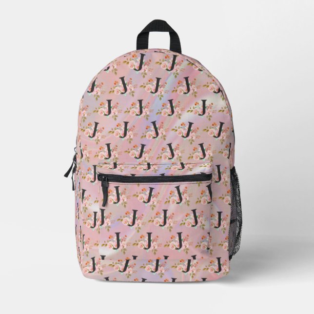 Mochila Impresa Letra J (Anverso)