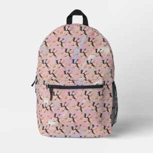 Mochila Impresa Letra K