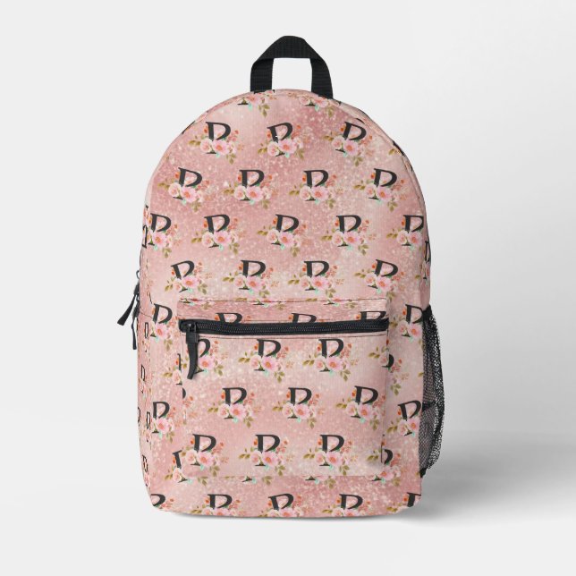 Mochila Impresa Letra P (Anverso)