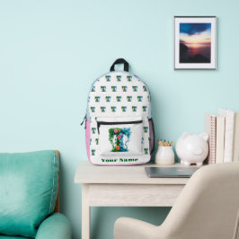 Mochila Impresa Letra T Personalizada