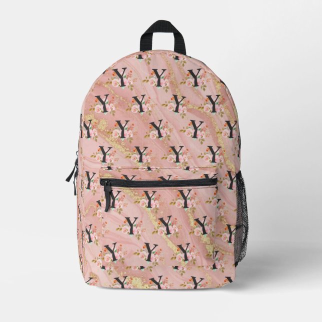 Mochila Impresa Letra Y (Anverso)