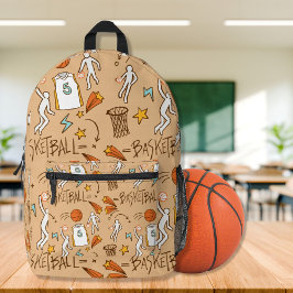 Mochila Impresa Let's Play Basketball