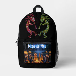Mochila Impresa Leyenda navajo Sun Dancing Kokopelli