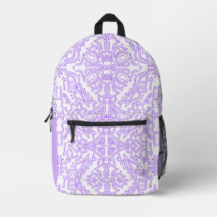 Mochila Impresa Lila Nebulosa Mística