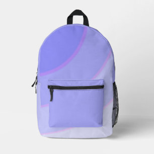 Mochila Impresa Lilac Circular Swirls sombrío