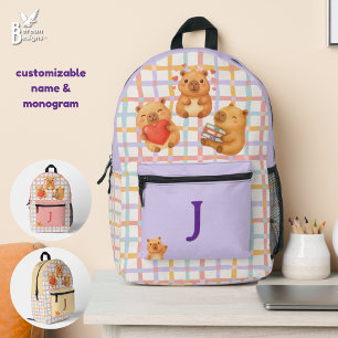 Mochila Impresa Lindo Carpincho Personalizado