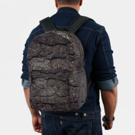 Mochila Impresa Líneas grises de carreteras asfaltadas