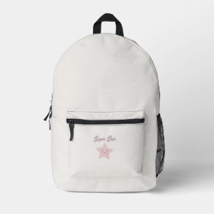 Mochila Impresa Linen White, Off-White, Cute Star