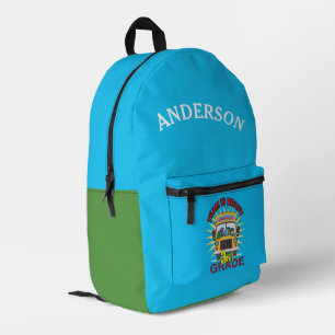 Mochila Impresa Lista De Vuelta A La Escuela 3er Grado Nombre Pers