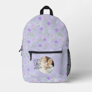 Mochila Impresa Llamada fotográfica de cumpleaños minimalista herm