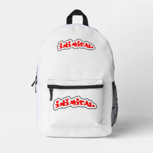 Mochila Impresa Logo de la etiqueta de graffiti de Classic Woods