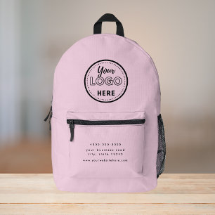 Mochila Impresa Logo de promoción de marca profesional rosa modern
