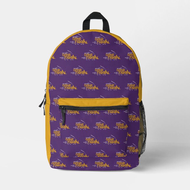 Mochila Impresa Logo del Tren de Dane de la UAlbany (Anverso)