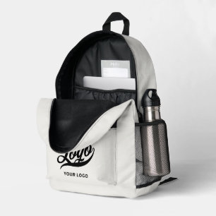 Mochila Impresa Logotipo comercial en Off white, Personalizado de 