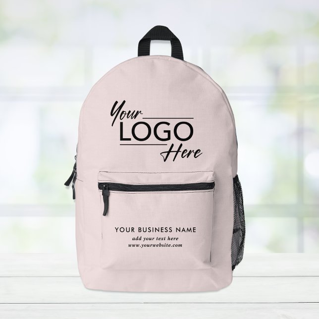 Mochila Impresa Logotipo comercial moderno rosa (Subido por el creador)