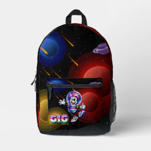 Mochila Impresa Logotipo de dibujos animados para niños G.I.G: let