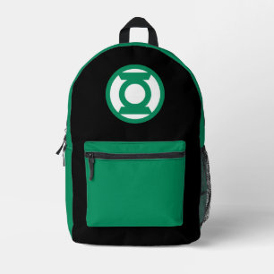 Mochila Impresa Logotipo de Linterna Verde 13