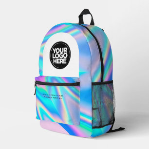 Mochila Impresa Logotipo de negocio personalizado y holografía del