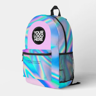 Mochila Impresa Logotipo de negocio personalizado y holografía del