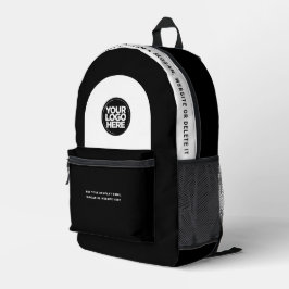 Mochila Impresa Logotipo de personalizado de empleados, texto, esl
