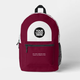 Mochila Impresa Logotipo de personalizado de empleados, texto, esl