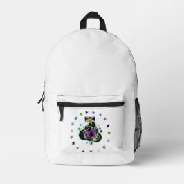 Mochila Impresa Logotipo Posición 2 de estrella púrpura