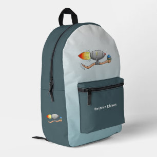 Mochila Impresa Lombriz Cohete