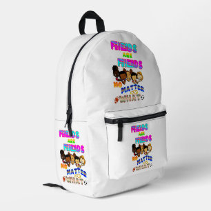 Mochila Impresa Los amigos son amigos sin importar qué