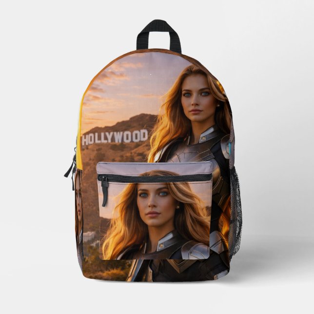 MOCHILA IMPRESA LOS ANGELES - LA (Anverso)