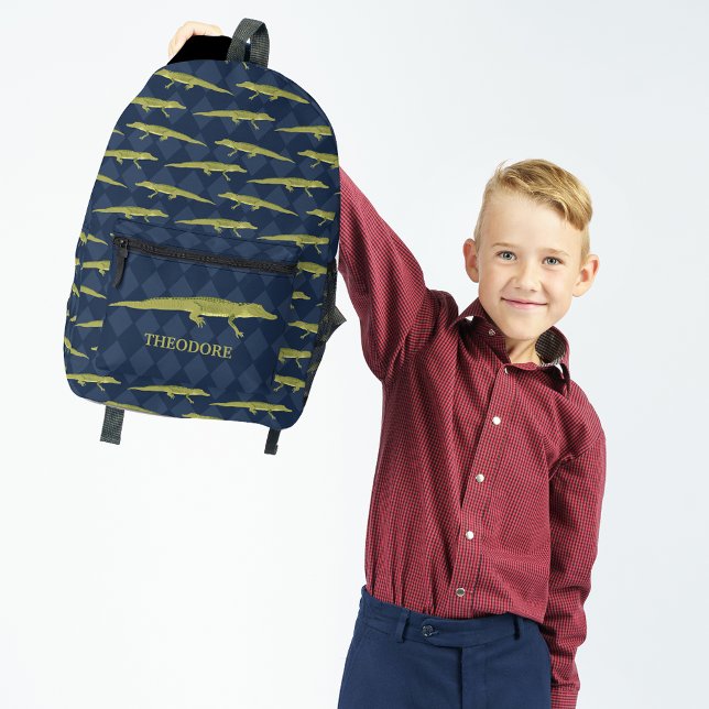 Mochila Impresa Los lagartos verdes y el azul marino (Subido por el creador)