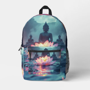 MOCHILA IMPRESA LOTUS - BUDISMO ZEN