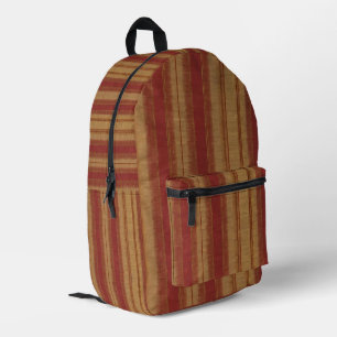 Mochila Impresa Lujo Linen Popular Burgundy Gold Collection