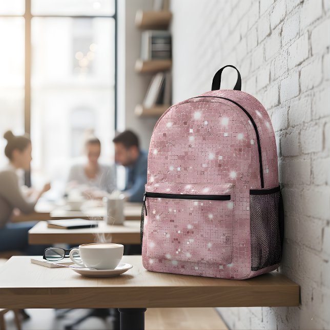 Mochila Impresa Lujo Rosa Destello (Subido por el creador)