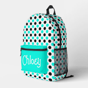 Mochila Impresa Lunares Bonitos Personalizados