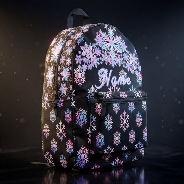 Mochila Impresa Luxury Holographic Snowflake Christmas Collection (Subido por el creador)